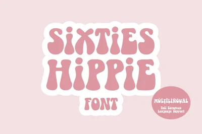 The best Sixties Hippie Font