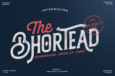 The Bhortead - Vintage Stamp Font Free Download