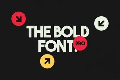 THE BOLD FONT. PRO