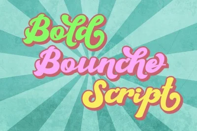 The Brandy Bold Retro Script Font