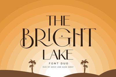 The Bright Lake Font Duo + Logos Free Download