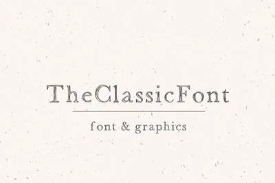 The Classic Font / serif type