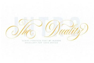 The Duality ✨ Font