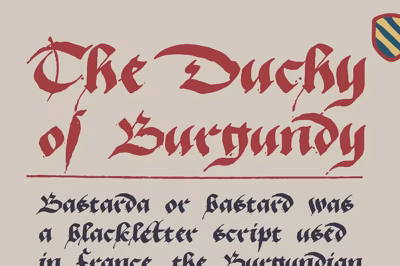 The Duchy Of Burgundy Bastarda Free Download