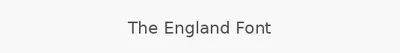 The England Font