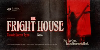 The Fright House Font