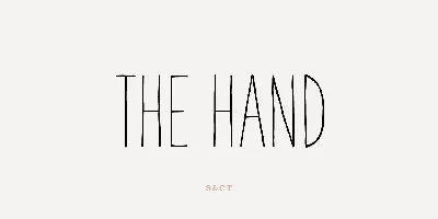 The Hand Font
