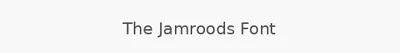 The Jamroods Font