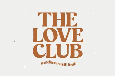 The Love Club | Modern Serif Font