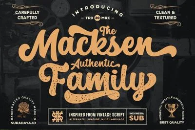 The Macksen Font