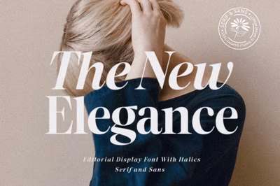 The New Elegance-Serif & Sans Free Download
