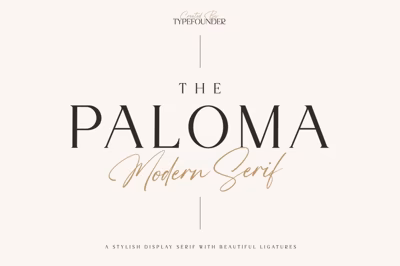 The Paloma - Modern Serif Font Free Download