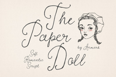 The Paper Doll Vintage Romantic Font