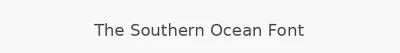 The Southern Ocean Font