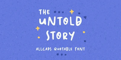The Untold Story Font
