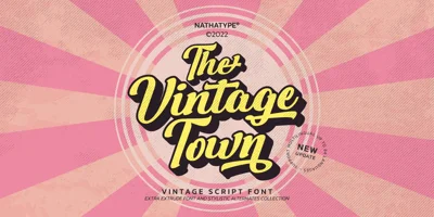 The Vintage Town Font