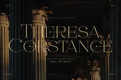 Theresa Cornstance Display Serif Font