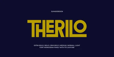 Therilo Bold Font