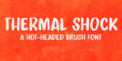Thermal Shock Font