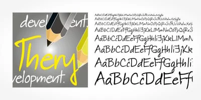 Thery Handwriting Font
