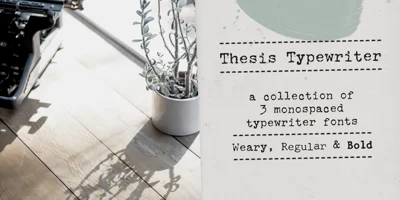 Thesis Typewriter Font
