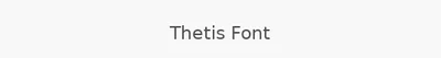Thetis Font