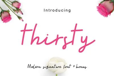 thirsty Font