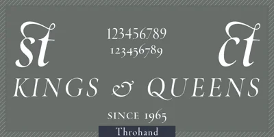 Throhand Font