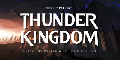 Thunder Kingdom Font