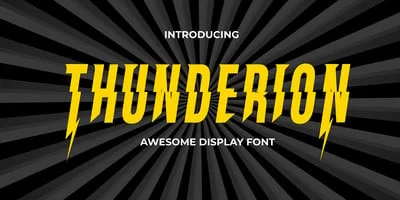 Thunderion Font