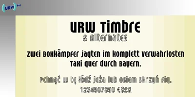 Timbre Font