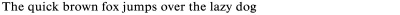 Times New Roman Seven Font