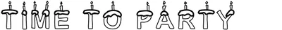Timetoparty Font
