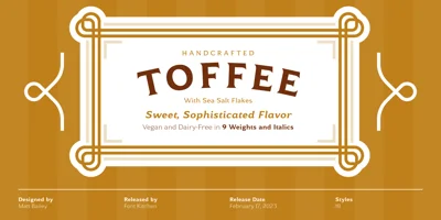 Toffee Font