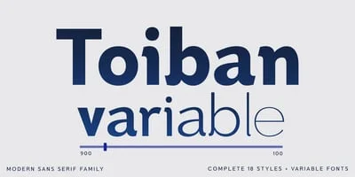 Toiban Font