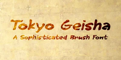 Tokyo Geisha Font