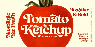 Tomato Ketchup Font