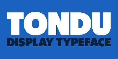 Tondu Font
