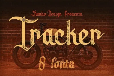 Tracker - Vintage Style Font