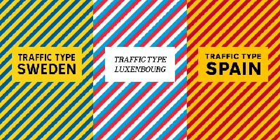 Traffic Type Luxembourg Font
