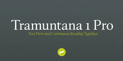 Tramuntana 1 Pro Font