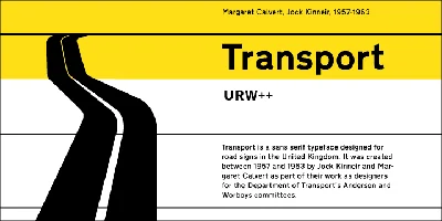Transport Font