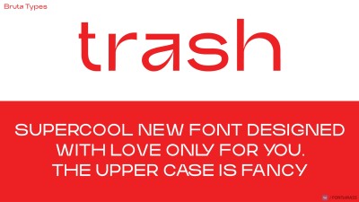 Trash Font