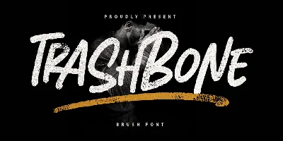 Trashbone Font
