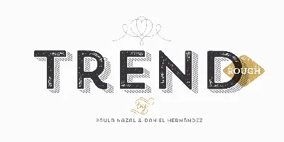 Trend Rough Font
