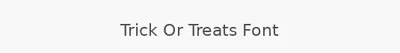 Trick Or Treats Font