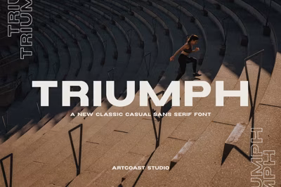 Triumph Wide Font Free Download