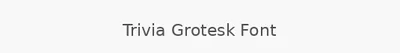 Trivia Grotesk Font