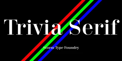 Trivia Serif Font