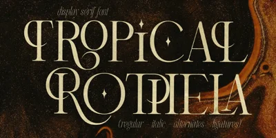 Tropical Rothela Font